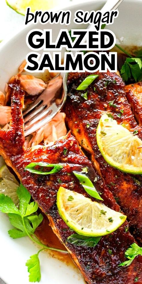 Salmon Recipes Glazed, Sweet Glaze For Salmon, Blackened Honey Glazed Salmon, Salmon Recipes Honey Glazed, Bbq Glazed Salmon, Honey Salmon Glaze, Grilled Honey Glazed Salmon, Salmon Brown Sugar Glaze, Grilled Salmon Glaze Recipes