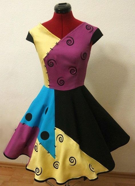 Sally Disneybound, Pvc Animals, Unique Summer Dresses, Sally Dress, Sally Costume, Halloween Dresses, Nightmare Before Christmas Sally, Disney Inspired Fashion, Disneyland Outfits