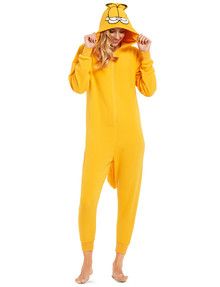 Garfield The Cat Garfield Onesie product photo Garfield Onesie, Garfield Pajamas, Garfield Halloween, Tops With Pants, Spirit Days, Garfield The Cat, Onesie Costumes, Halloween Onesie, Pyjamas Womens