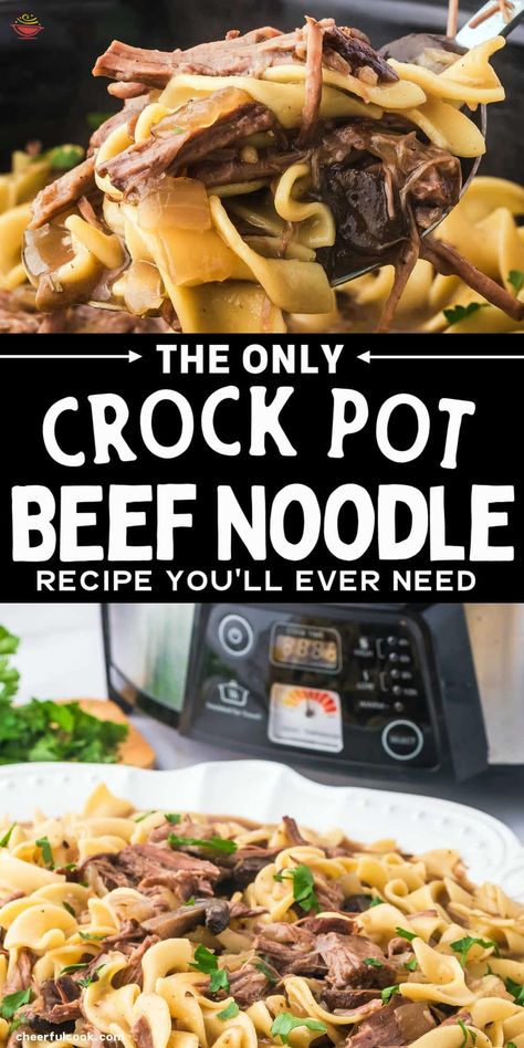 Crock Pot Beef And Noodles, Beef And Noodles Crockpot, Chuck Roast Crock Pot Recipes, Beef Tips And Noodles, Beef Roast Crock Pot, Crockpot Roast Recipes, Pot Roast Crock Pot Recipes, Chuck Roast Recipes, Crock Pot Beef