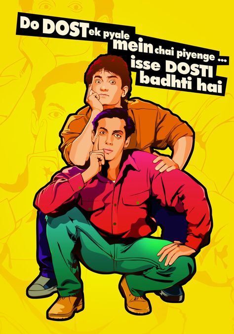 Branding Poster Design, Andaz Apna Apna, Bollywood Theme Party, Film Advertising, Branding Poster, Personal Illustration, Bollywood Theme, Restaurant Themes, Funky Quotes