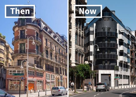 22 Times Buildings Were Renovated And Some Say They Now Look Worse Than They Were Before Old Building Renovation, Historical Building Renovation, Old Cities, Creepy Movies, Never Judge, Architecture Collection, Building Renovation, Famous Buildings, Eye Of The Beholder