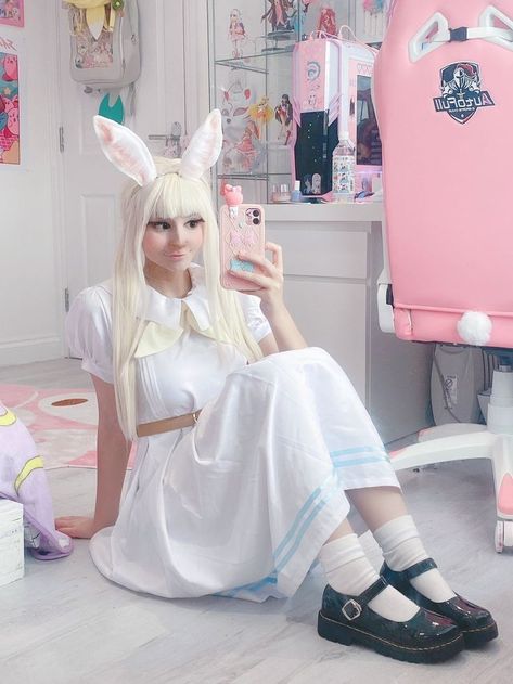 Nintendo Grl, Nintendo Girl, Pastel Gamer, Rabbit Cosplay, Kawaii Goth, Rainbow Fashion, Cosplay Tips, Cosplay Characters, Amazing Cosplay