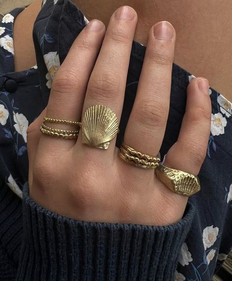 Gold Girl, Nail Jewelry, Dope Jewelry, Stacked Jewelry, Jewelry Lookbook, Funky Jewelry, Mode Inspo, Girly Jewelry, Dream Jewelry