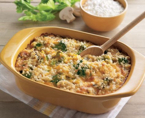 Recipe Listing - Daisy Brand - Sour Cream & Cottage Cheese Cottage Cheese Rice, Broccoli Rice Bake, Cream Broccoli, Broccoli And Rice Casserole, Rice Bake Recipes, Vegetable Bake, Broccoli And Rice, Delicious Broccoli, Daisy Brand