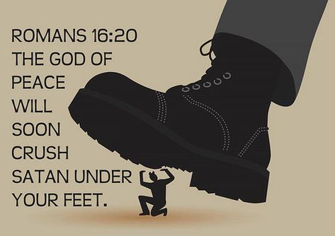 Romans 16 20, God Things, Bible Verses Kjv, Bible Topics, Bible Humor, Amazing Inspirational Quotes, Bible Study For Kids, Christian Messages, Spiritual Words