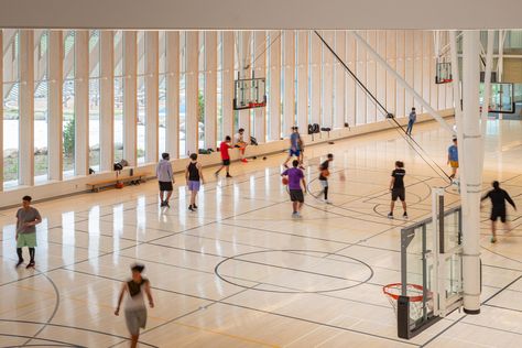 Gallery of Churchill Meadows Community Center and Sports Park / MJMA - 15 Schools Interior, Indoor Sports Court, Buffalo Design, Sports Centre, Leisure Pools, Mississauga Ontario, Metal Facade, Community Centre, Sport Park