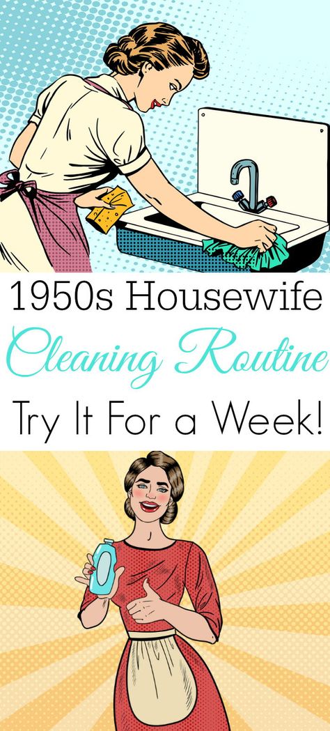 1950s Housewife, Vintage Housewife, Cleaning Painted Walls, Retro Housewife, Deep Cleaning Tips, Vinegar Cleaning, Daily Cleaning, Household Cleaning Tips, Clean Dishwasher