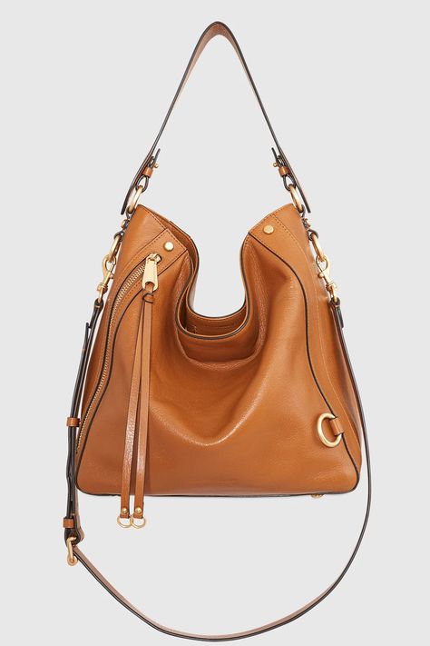 Leather hobo handbags