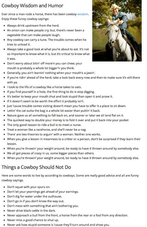 Cowboy quotes Cowboy Slang Words, Cowboy Sayings Quotes, Cowboy Rules, Cowboy Oc Art, Lesbian Cowboy, Cowboy Slang, Cowboy Code, Cowboy Oc, Teaching Quotes Inspirational