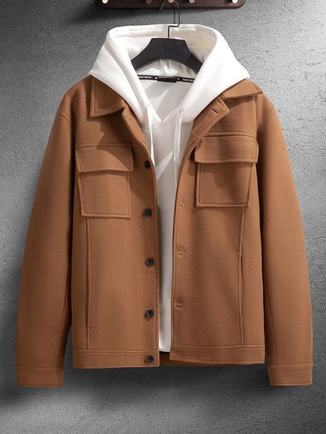 Sweater Outfits Men, Mens Wool Coats, Minimalist Fashion Men, Mens Casual Dress Outfits, Men Stylish Dress, Guys Clothing Styles, Jackets Men Fashion, Cool Outfits For Men, Mens Casual Dress