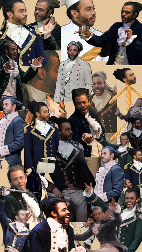 Lafayette from Hamilton!!!!! Enjoy this collage Lafayette Hamilton, Marquis De Lafayette, Hamilton Wallpaper, Daveed Diggs, Princess Luna, Cute Wallpapers, Collage