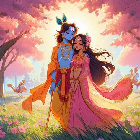 Radha Krishna Love Cartoon Images, Krishna And Radha Images, Iphone Wallpaper Krishna, Isha Shiva, Little Kanha Ji Images, Cartoons Krishna, Me Highlight Cover Instagram Aesthetic, God Artwork, Peace Illustration