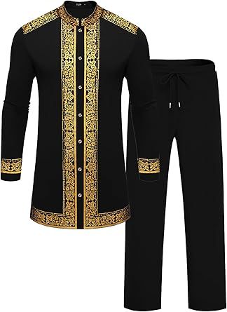 Men African Wear, Hip Hop Trends, Traditional Suit, Stamp Printing, African Wedding, Shirt And Pants, African Wear, Pants Outfit, Exclusive Designs