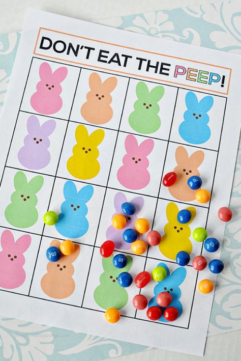 Fun Easter Games, Easter Games For Kids, Easter Preschool, Easter Activities For Kids, Easter Games, Easter Printables Free, Unique Easter, Easter Peeps, Easter Printables