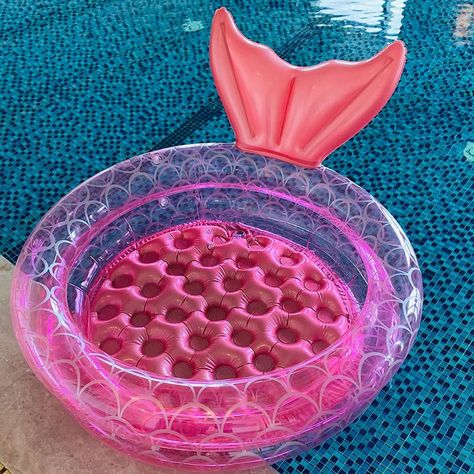 Pool Indoor, Baby Ball Pit, Mermaid Pool, Paddling Pool, Cool Swimming Pools, Baby Ball, Floating Bed, Pool Garden, Loungers Chair