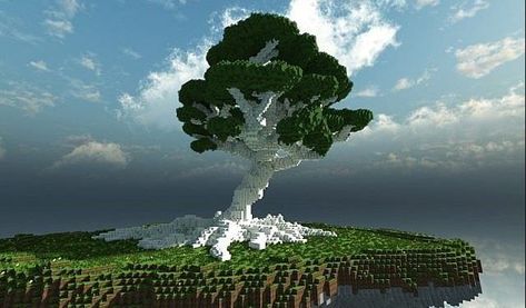 Big Tree Minecraft, Tree Minecraft, Minecraft Tree, Tree Map, Map Minecraft, Jungle Tree, Estilo Harajuku, Minecraft Construction, Giant Tree