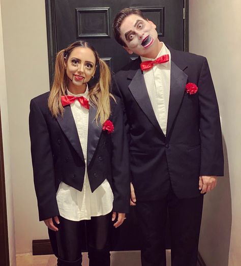 Slappy the dummy / ventriloquist makeup / slappy / goosebumps / couples costumes / Halloween Slappy The Dummy Costume, Slappy The Dummy Makeup, Slappy Costume, Goosebumps Costume, Ventriloquist Makeup, Dummy Costume, Slappy Goosebumps, Couples Costumes Halloween, Annabelle Costume