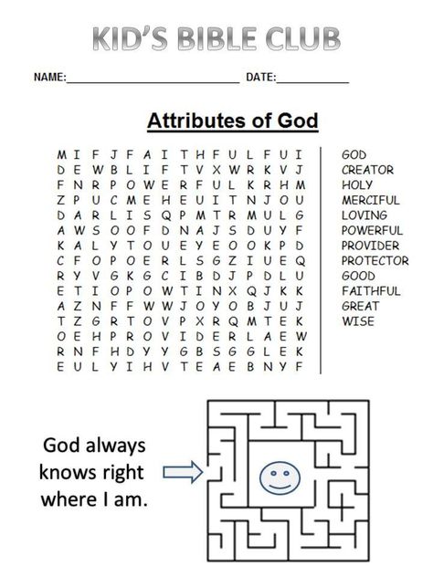 attributes of God | Attributes of god, Printable worksheets, Bible for kids Attributes Of God Craft, Attributes Of God For Kids, Change Worksheet, Jam Ideas, Kids Church Activities, Bible Study Worksheet, Bible Worksheets, Bible Teaching, Bible Quiz