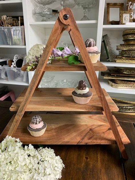 #rusticchicsweetstable
#rusticmodernSweetsdisplay
#cakestand
#woodwedding Cupcake Ladder Display, Dessert Tier, Rustic Cupcake Stands, Dessert Display Wedding, Cup Display, Cupcake Table, Rustic Buffet, Ladder Display, Rustic Dessert