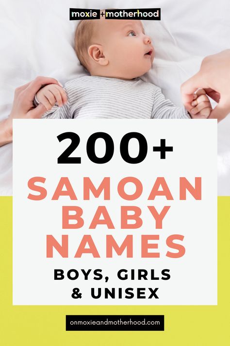 Samoan Baby Names Samoan Names, Polynesian Names, Samoan Culture, Unisex Names, I Am Positive, Boys Names, L Names, Famous Babies, Unisex Name