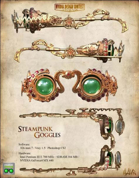 goggles Steampunk Googles, Steampunk Glasses, Steampunk Gadgets, Steampunk Goggles, Steampunk Ideas, Steampunk Sunglasses, Steampunk Diy, Punk Art, Steampunk Accessories