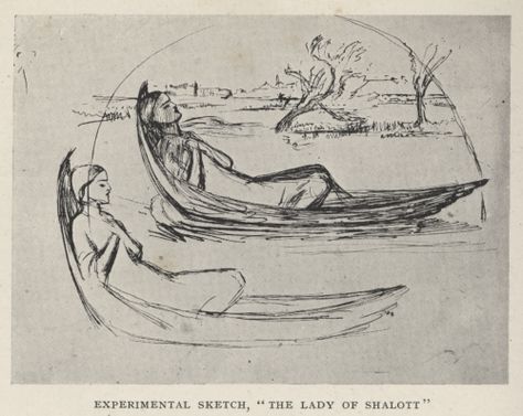 Lady Of Shalott, The Lady Of Shalott, Gabriel Rossetti, Alfred Lord Tennyson, Pre Raphaelite Brotherhood, Pre Raphaelite Art, John Everett Millais, Pre Raphaelite, Silent Night