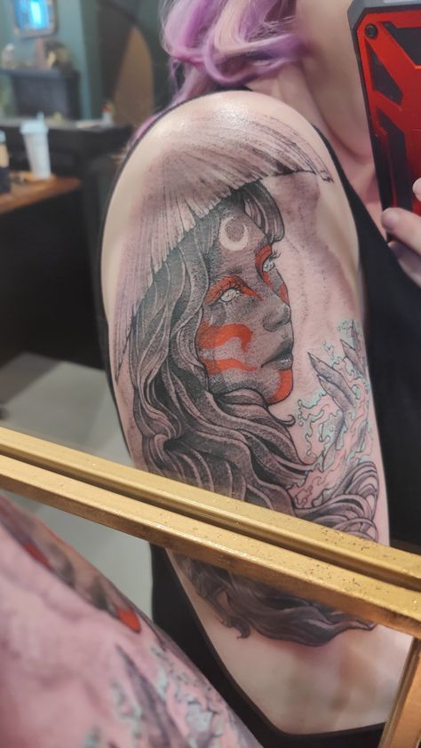 Katara as the painted lady tattoo Katara Painted Lady Tattoo, Katara Painted Lady, Katara Tattoo, Avatar Tattoo, Woman Painting, Tattoos For Women, Tatting, Tattoos, Drawings