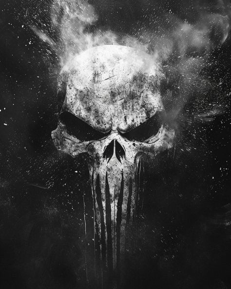 Punisher Tattoo Design, Punisher Skull Wallpapers, The Punisher Wallpapers, Punisher Wallpaper, Punisher Tattoo, Punisher Skull Logo, Punisher Artwork, Colorful Fabric Patterns, Skull Reaper