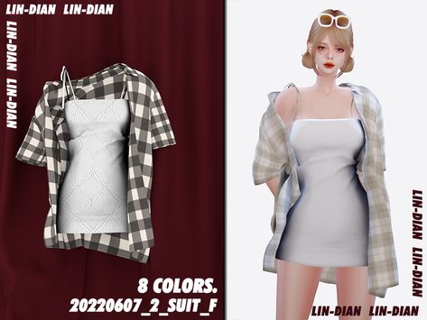 The Sims Resource - Halter skirt and shirt The Sims 4 Mods Dress, Sims4 Cc Dress, Different Body Sizes, Mods Sims 4, Sims 4 Tsr, The Sims 4 Skin, Sims Packs, Sims 4 Anime, The Sims 4 Pc