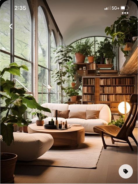 Nomad Interior Design, Modern Boho House Decor, Modern Minimalist Small House Design Interiors, Cozy Contemporary Interior Design, Zen Library Room, Relaxed Home Decor, Maximalist Japandi, Compact Living Room Ideas, Japan Interior Design Modern