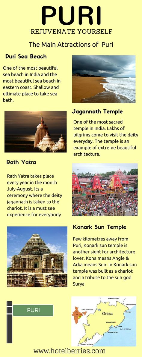 Puri has always been a place that allures lots of tourists & pilgrims for the ages. The beautiful beach, Jagannath temple and many more make Puri, an ultimate destination for the tourist. For accommodation you can come to Hotel Pushpa - A Comfortable stay within your budget. www.hotelberries.com Lord Jagannath Puri, Jagannath Yatra, Puri Jagannath Temple, Jagannath Temple Puri, Puri Odisha, Puri Jagannath, Jagannath Puri, God Creation, Jagannath Temple