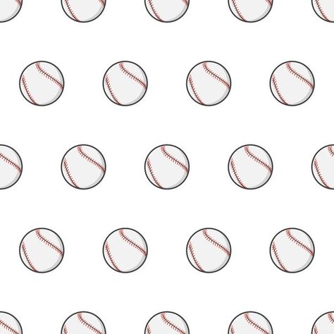 Theme Illustration, Sport Theme, Baseball Print, Design Research, Pattern Background, Sports Baseball, Sports Theme, Background Patterns, Softball