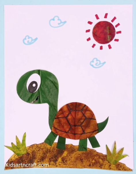 Turtle Crafts & Activities For Kids Leaf Activity, Turtle Craft, Simple Craft Ideas, Turtle Images, Turtle Crafts, Craft Images, Simple Craft, Leaf Crafts, Active Kids