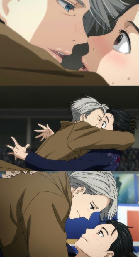 Yuri On Ice Comic, Katsuki Yuri, Yuri Katsuki, Hot Anime, Yuri On Ice, Anime Kiss, An Anime, Anime Films, Otaku Anime