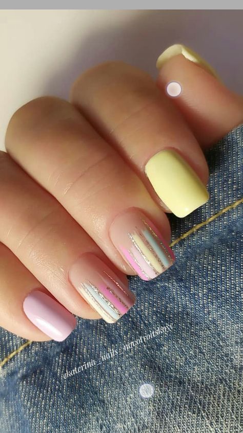 Her Nails, Nails 2023, Nail Polishes, Art Designs, Summer Nails, Nail Designs, Nail Art, Nails, Yellow