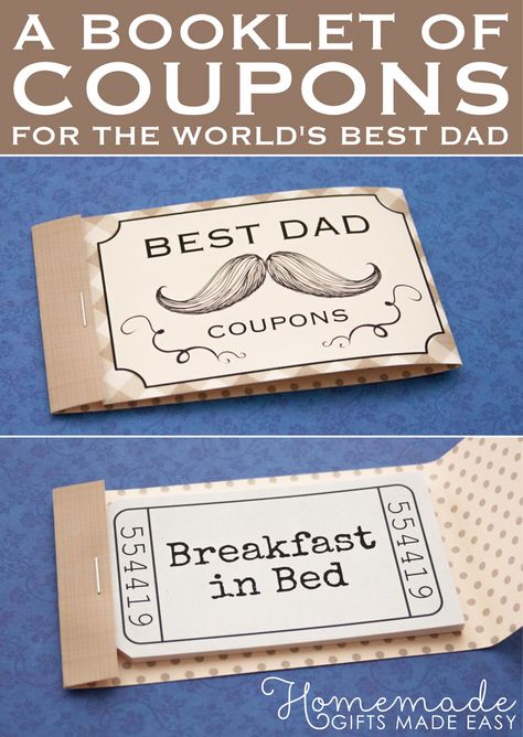 coupons for dad Diy Christmas Gifts For Dad, Christmas Presents For Dad, Quad Biking, Presente Diy, Diy Gifts For Dad, Ge Bort, Diy Father's Day Gifts, Father Birthday, Simple Gift