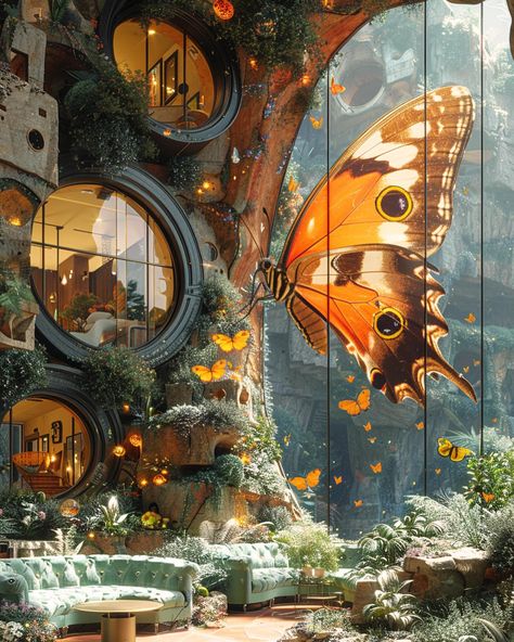 🦋 metamorphosis hotel -evolve, emerge, enchant 🦋 #homedecor #decor #homeinterior #interior #midjourneyarchitecture #midjourneyinterior #midjourney #midjourney #midjourneyart #butterflyart #surreal #architecture #conceptart #dreams #interiordesign #butterfly Surreal Architecture, Home Id, February 22, Butterfly Art, Beautiful Paintings, Love Art, Enchanted, Surrealism, Fantasy Art