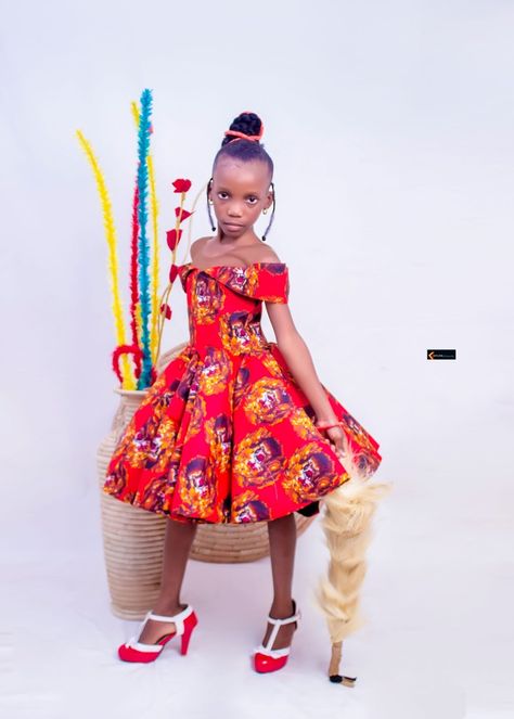 Igbo Cultural Attire For Kids, Sequence Gown Styles, Igbo Attire, Isi Agu, Nigeria Dress, Sequence Gown, Style For Children, Couples African Outfits