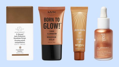 The 8 Best Bronzing Drops To Get An Instant Glow, According To Experts Best Bronzing Drops, Bronze Drops, Nyx Born To Glow, Bronzing Drops, Pai Skincare, Sea Kelp, Drunk Elephant, Best Face Products, Dull Skin