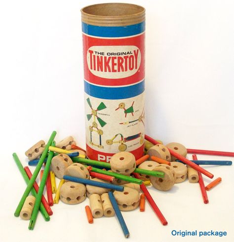 Wooden Tinker Toys. Tinker Toys, 70s Toys, Vintage Memory, Oldies But Goodies, Childhood Toys, Retro Toys, Electronic Toys, Classic Toys, Sweet Memories