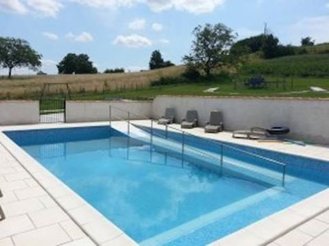 POOL RAMPS FOR COMMERCIAL AND RESIDENTIAL POOLS HAVE BECOME VERY POPULAR, ESP. FOR THE SENIOR MARKET Exotic Vacation Destinations, Barn Pool, Accessible House, Backyard Patio Deck, Beach Entry Pool, Residential Pool, Luxury Swimming Pools, Disabled Children, Luxury Pools