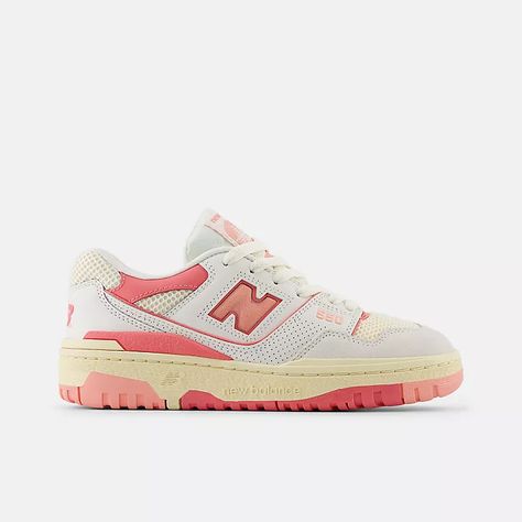 550, GSB550VR New Balance 550 Pink, Basketball Courts, Coast To Coast, Pink Kids, Global Fashion, First Order, Cute Shoes, Classic Looks, Low Top