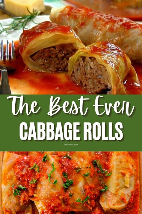 Golubtsi Recipe, Best Cabbage Rolls Recipe, Easy Cabbage Rolls, Easy Stuffed Cabbage, Stuffed Cabbage Rolls, Cabbage Rolls Recipe, Stuffed Cabbage, Ground Sausage, Cabbage Rolls