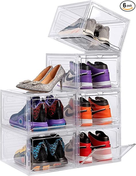 Shoe Display Case, Shoe Box Organizer, Shoe Storage Boxes, Shoe Bin, Shoe Containers, Boot Organization, Úložný Box, Clear Shoes, Plastic Shoes