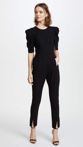 Black Halo Russo Jumpsuit Best Cocktail Dresses, Mens Fashion Smart, Black Halo, Black Women Fashion, Business Attire, Fashion Story, Work Attire, Dress Code, Black Jumpsuit