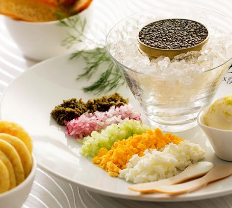 READ: Here’s what you need to know to make the most of your caviar tasting. How to serve and experiencethis tasty indulgence. | How to eat caviar , caviar appetizers , how to serve caviar , luxury caviar , caviar recipes , white caviar , easy caviar appetizers to make , champagne and caviar , New Year’s Day bites featuring Caviar , Caviar connoisseurs | How To Serve Caviar, Caviar Appetizers, Caviar Dishes, Beluga Caviar, Caviar Recipes, Fish Feed, Christmas Brunch, Top Chef, Clean Eating Snacks