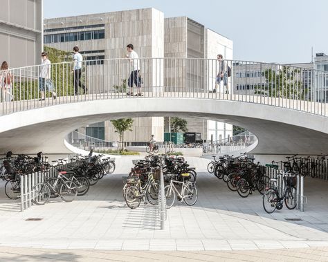 Tamizo Architects, Studio Mumbai, Downhill Bike, Public Square, Bicycle Parking, Bike Parking, Urban Spaces, Bilbao, Contemporary Architecture