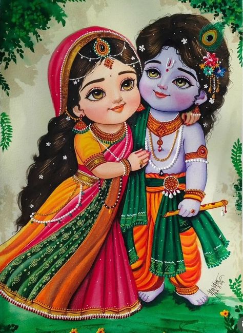 Krishna Illustrations, Easy Mandala Drawing, Krishna Drawing, Rangoli Designs Latest, Pencil Sketch Images, Little Krishna, Art And Craft Videos, Krishna Radha Painting, Cute Paintings