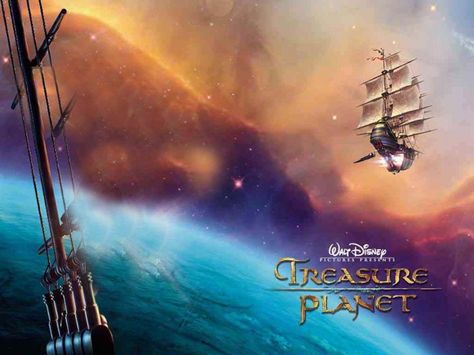 Treasure Planet galaxy ship Planets Quote, Jim Hawkins Treasure Planet, Planet Movie, Planet Wallpaper, Planet Poster, Jim Hawkins, Disney Treasures, Writing Music, Planets Wallpaper